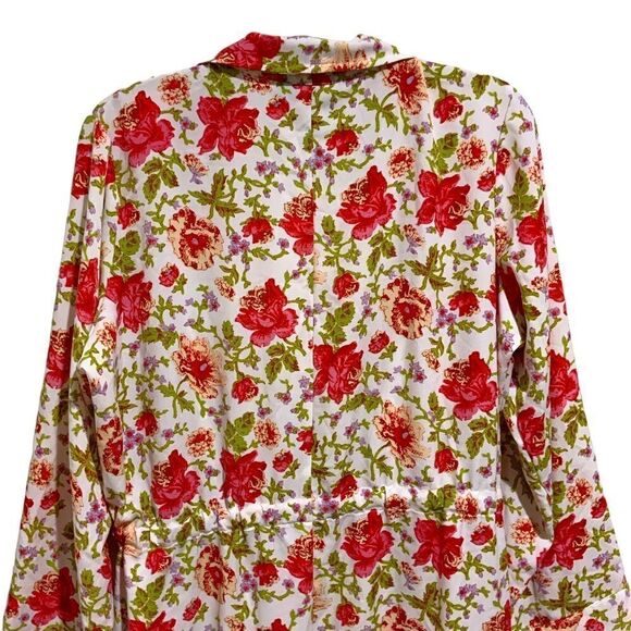 SOMETHING NAVY Maxi Cover-Up Wrap in Red Poppy Gina Floral Size M - Picture 9 of 13